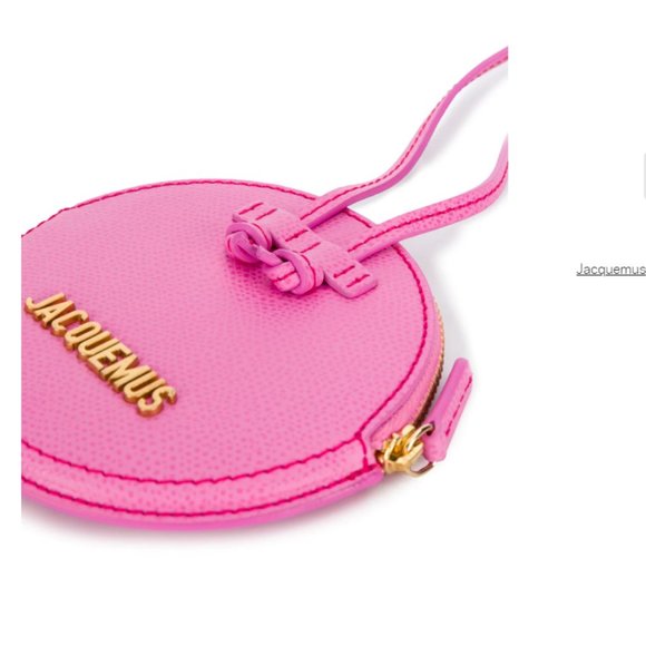 JACQUEMUS Le Pitchou coin purse PINK AUTHENTIC NWT - Picture 4 of 9